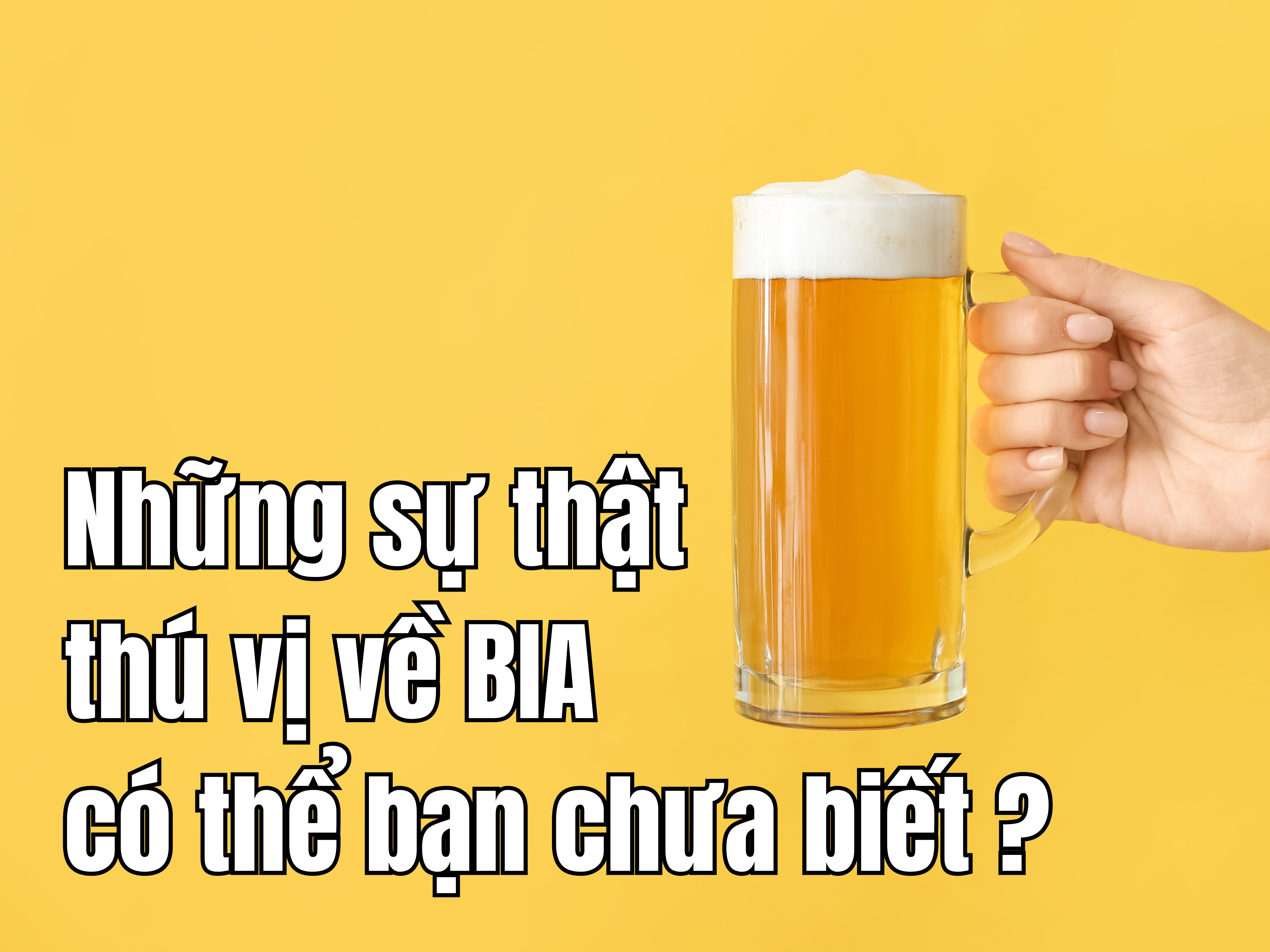 Những sự thật thú vị về bia có thể bạn chưa biết