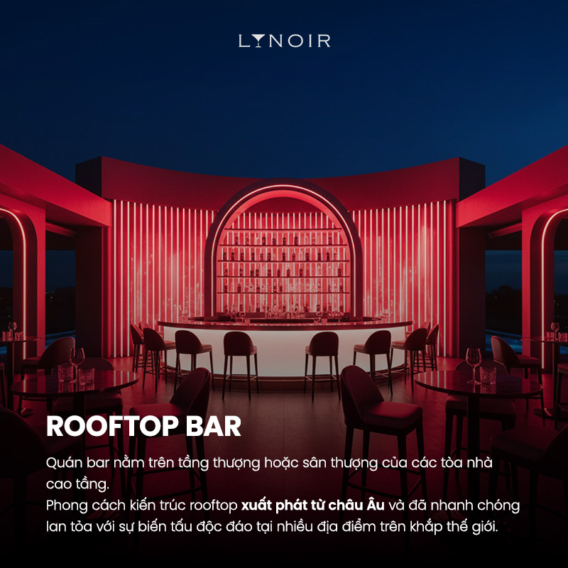 mô hình rooftop bar