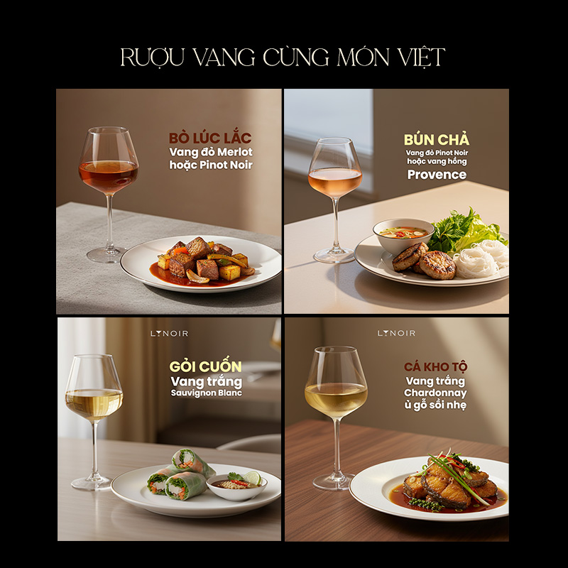 ẩm thực Việt và rượu vang